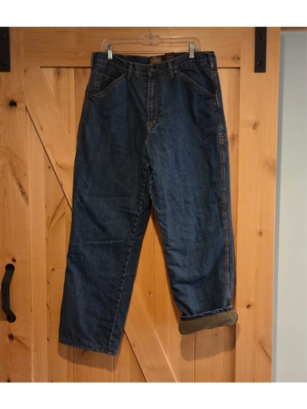 CE Schmidt Workwear Men's 38x32 Fleece Lined Carpenter Jeans